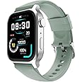 Fire-Boltt Rise Smart Watch, 1.85" HD Display, Metal Body with Bluetooth Calling, Rotating Crown, AI Voice Assistant, 120 Sports Modes, Neon UI, SpO2 & Heart Rate Monitoring (Ice Grey)