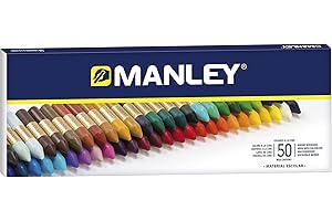 Ceras Blandas MANLEY, Caja x50 Colores
