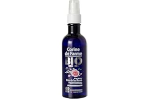 Corine de Farme | Eau de Rose Bio | Labellisée ECOCERT COSMOS® Organic | Soin Démaquillant Hydratant | Anti-Rougeurs Peaux Sensibles | Conçu, fabriqué et conditionné en France 200 ML