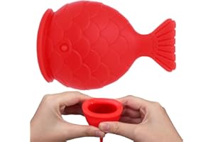 TAYSTE Dispositivo Lip Plumper | Red Fish Shape in silicone per donne | Lip Plumper per bellezza femminile per rendere le labbra più carnose e spesse, strumento per il trucco delle labbra