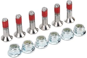Voluxe M8 Kettenradschraube, korrosionsbeständiger Kettenradschraubensatz Ersatz für Kawasaki KX KXF für Motorräder