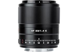 VILTROX 23mm F1.4 E Auto Focus APS-C Large Aperture Prime Lens for Sony E Mount Camera A5100 A6100 A6400 A6500 A6600 A7R A7RIV A7RIII A7III A7RII A7S A9II