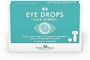 Prodeco Pharma GSE Eye Drops Click 10 wiederverschließbare Pipetten à 0,5 ml – erfrischende Augentropfen, feuchtigkeitsspendend, beruhigend mit antimikrobieller Wirkung