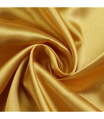 Tissu Satin Soyeux 150cm De Large - Pour Robes De Mariage Ou Décoration, 1m