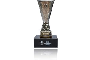 UEFA Europa League UEFA-EL-150-AP Réplique de la Coupe Europa UEFA en 150 mm sur Socle Mixte, argenté, 15 cm