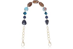 PH PandaHall 1 Filo Catena per Borse con Perline 43cm Catena per Borsa di Ricambio Robusta Tracolla per Borse Accessorio per Catene con Chiusure a Moschettone per Primavera Estate Borsa Tracolla Mano