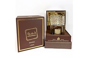 PENSANDO EN CASA Perfume Khamrah Qahwa Lattafa 100Ml Unisex, Aroma intenso café y vainilla, Fragancia Árabe larga duración, Sello de Calidad Made In Dubai