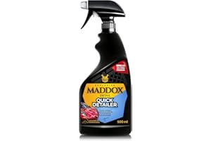 Maddox Detail - Tratamiento Cerámico Coche Hidrofóbico | Abrillantador Coche para Brillo Intenso | Protección y Cuidado Para Tu Vehículo | Cera para Coche Eficaz y Fácil de Usar | Quick Detailer 500ml