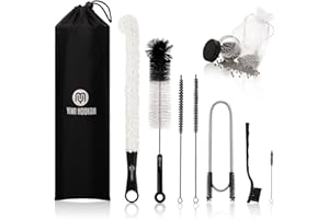 MY YIMI HOOKAH Yimi Hookah® Juego De Limpieza Para Cachimba | Juego de Cepillo para Limpiar | 8 Pcs Cepillo de Limpieza Cachimba | Cepillo de Limpieza Flexible para Manguera Cachimba | Limpia Cachimba.