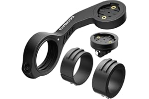 CooSpo MT5S Bike Computer Out Front Mount, Compatible with Garmin IGPS/XOSS/CYCPLUS and Go-Pro, Bike Computer Mount Adapter for Handlebar 25.4mm/31.8mm