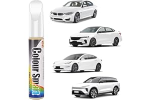 flintronic Stylo Retouche Peinture, 12ml Stylo Anti Rayure Voiture, peintures de retouche, Stylos Peinture Voiture, Stylos retouche peinture voitures pour Carrosserie Moto Voitures Vélo, blanc
