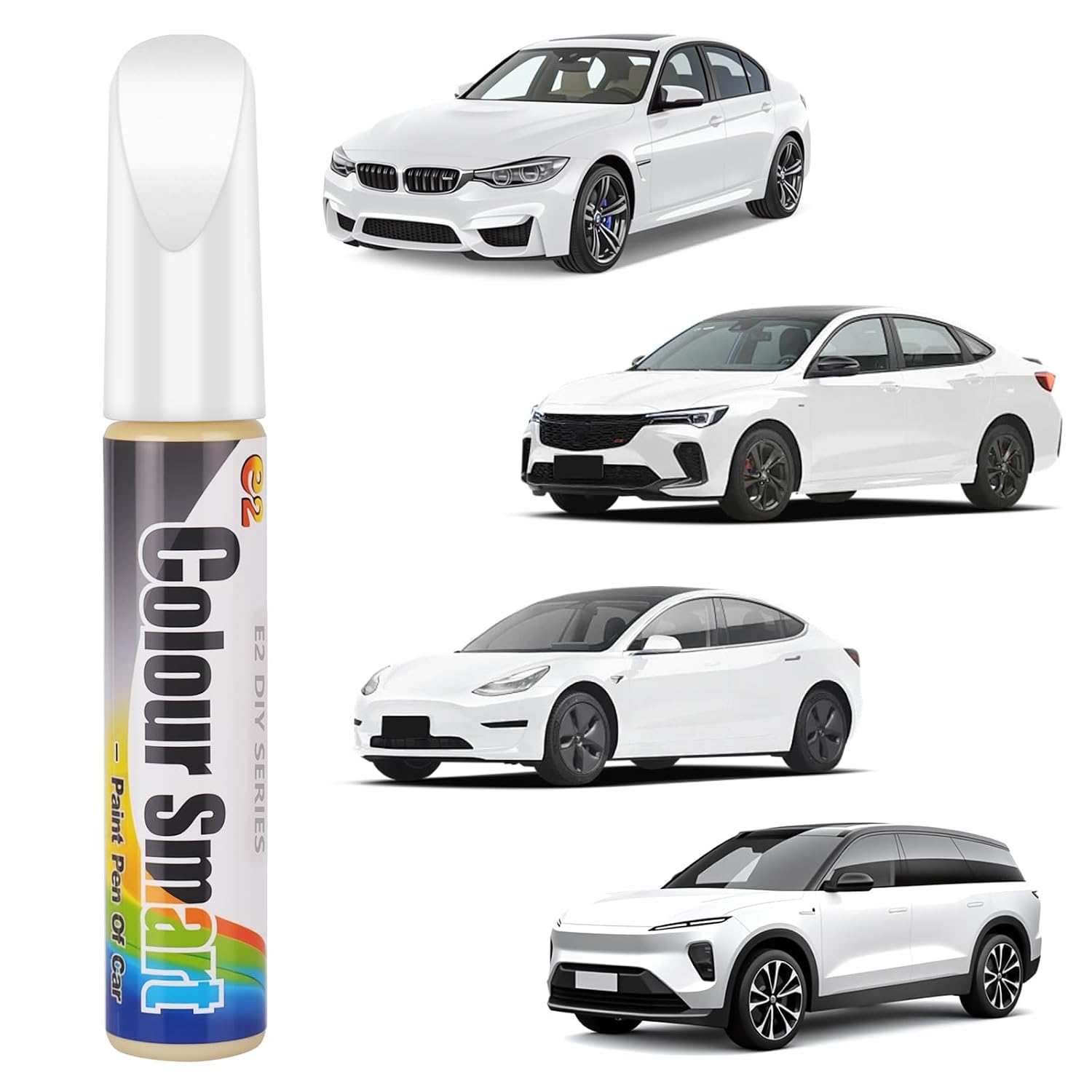 Flintronic Reparatiestift voor auto's, reparatiepen voor krassen in de auto | Krasreparatie, nauwkeurige kleurencombinatie, waterdicht en duurzaam, voor lakreparaties en reparatie