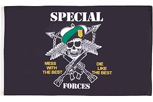 AZ FLAG Flagga USA Army Special Forces 150x90 cm 100D Polyester 2 Öljetter