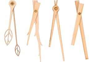 Gatuida Uhrzeiger 4 Stile Uhrzeiger - Kits aus Holz Ersatz für DIY- Reparaturteile für Die Reparatur von Uhren