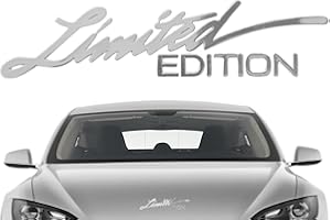 LYRICALIST Limited Edition Car Sticker - Car Trunk Badge Sticker, Car Metal Limited Edition Sticker | Waterproof Car Trunk Rear Emblem Badge Decal Sticker, Metal Decoration for Skateboards, Laptops, Walls