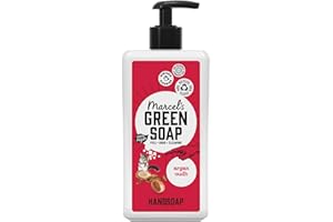 Marcel's Green Soap - mydło do rąk Argan & Oudh - dozownik - 100% przyjazne dla środowiska - 100% wegańskie - 97% biodegradowalne - 500 ml mydła do rąk