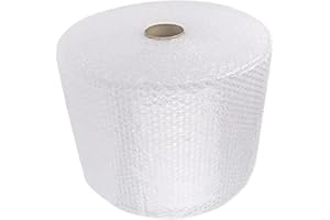 PANZY HOME Bubble Wrap Roll Small Air Bubble Cushioning Bubble Wrap for Moving House, Fragile Item Packaging and Protective Wrapping for Shipping & Storage (300mm x 100m)