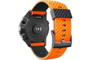 WIIKAI Bracelet de Rechange en Silicone pour suunto 7/9/9 baro/Spartan Sport/D5 Bracelets de Montre de Rechange.