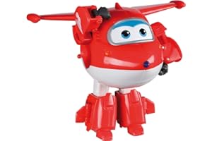Super Wings Jett 5' Transforming Character Easy Transformation Character Preschool Kids Toys for 3+ Year Old Boys Girls