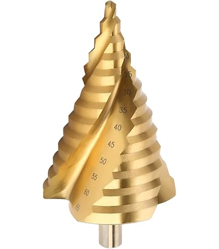 Foret Étagé HSS 10-45 Mm Revêtement Titane - Perceuse Multi-diamètres Pour Métal Bois PVC