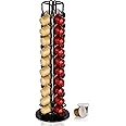 RECAPS Coffee Capsules Holder Compatible with Nespresso, Coffee Pod Holder for Original 40 Coffee Capsules, Rotating Design, Coffee Storage Rack for 40 Pcs Pods Coffee Holder Stand