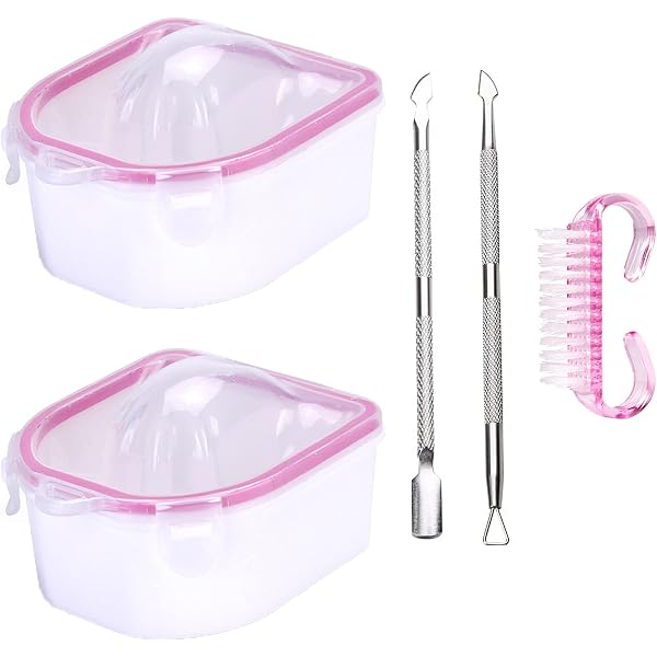 Manikürschale Aus Kunststoff – Ergonomische Handbad-Schale Für Nagelpflege & Soak-Off