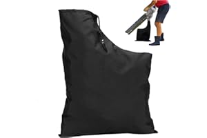 WEDUSPATY Remplacement du sac de souffleur de feuilles, sac de souffleur de feuilles grand sac de rangement de souffleur de feuilles imperméable avec sac à vide à feuilles à glisse à créat pour les accessoires