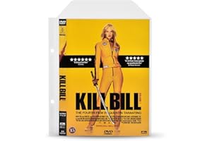 DJOIS 3L Rękawy DVD z otworami na segregatory do przechowywania DVD - plastikowe kieszenie do przechowywania dysków - 100 szt. opakowanie - 10282