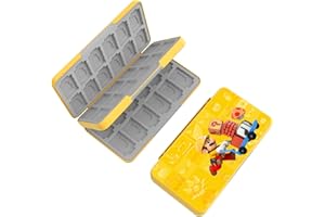 BAYINBROOK Switch Card Holder, Funda Juegos para Switch, Caja Tarjetas de Juego, con 48 Ranuras para Almacenamiento de Tarjetas de Juego y 48 Ranuras para Tarjetas SD, Silicona Blanda de Carcasa Dura (SC4801)