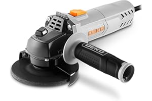Angle Grinder Power Tool: DEKOPRO 115mm 750W Corded Electric Angle Grinder for Cutting, Polishing and Sanding