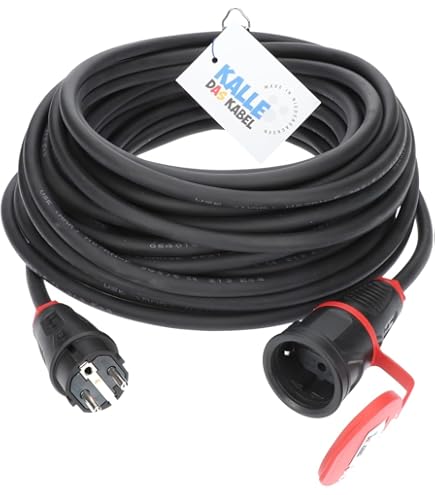 32A IP67 Rubber Extension Cord H07RN-F 5×4 45m - Hilark