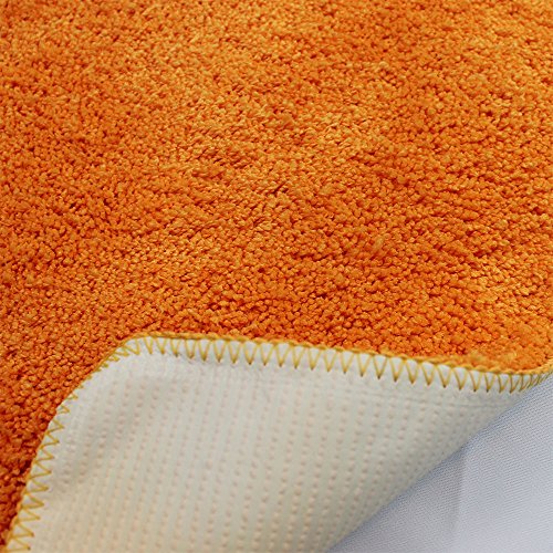 Badematte Lasalle 50 x 80 cm in Orange Premium Badvorleger 1200 g/m² – weitere Farben & Größen wählbar - 2
