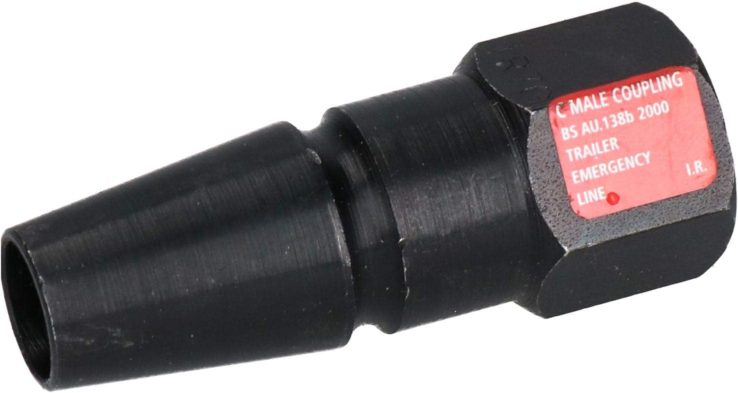 AB Tools HGV Red Line Fitting C Coupling Male Adaptor 1/2" BSP Air Hose Truck Lorry - IR
