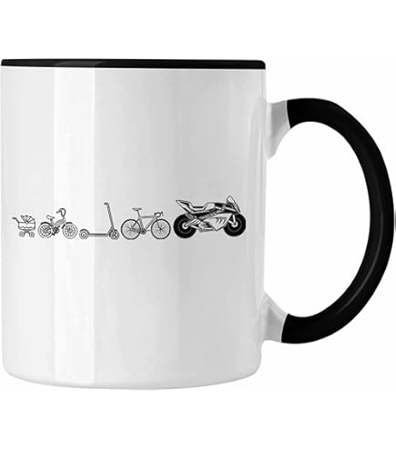 Mug à Café Design MOTOCROSS - Silhouette De 125CC, Style