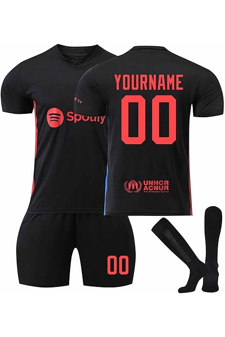 Maillot De Foot Al NASSR Personnalisé Avec Nom Nombre Pour Garçon Et