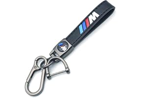 MONILOLY Porte Clef Voiture Cuir - Porte Clé Voiture pour Homme et Femme, Porte Clés Auto Accessoires Gadget
