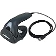 Datalogic Gryphon Touch TD1120 Handheld Corded 1D Barcode Scanner/Linear Imaging Contact Reader, Includes Hands- Stand/Holder and USB Cable, (TD1120-BK)