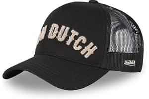 Von Dutch Casquette Homme & Femme Ajustable, Casquette Trucker, Athlétique, Doux et Coupe décontractée