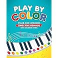 Play by Color: Piano and Keyboard Songs for Beginners with Colored Notes (including Christmas Sheet Music)