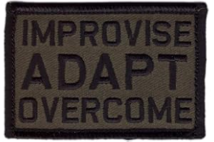 Titan One Europe - Tactical Improvise Adapt Overcome Toppa Ricamata Tattica Militare