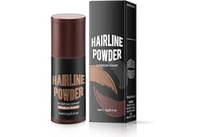 ARCHIDATE Haarverdichtung Haar Puder - Ansatzpuder Haarpuder für Frauen & Männer - Haaransatz Puder für haaransatz kaschieren - haartönung Graue Haare Abdecken Wasserdicht und langlebig haarfarbe (HELLBRAUN)