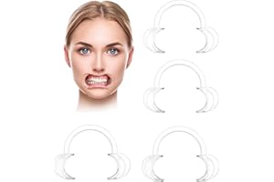 VAYFONI 4-Pack Dental Mouth Openers – C-Shaped Cheek Retractors for Adults & Kids – Dentist Tools for Teeth Whitening, Open Mouth Games & Dental Procedures