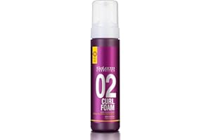 SALERM - Espuma Pelo Rizado - Pro Line Curl Foam 02-200 ml - Crea Rizos Definidos, Naturales y Flexibles - con 3 Tipos de Queratinas - Repara e Hidrata el Cabello - con Filtro Solar UV