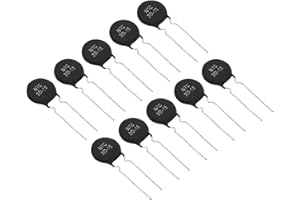 PATIKIL NTC Thermistances Résistances, 10pcs 3 Ohm NTC3D-15 Élevé Sensibilité Courant Limiteur Température Capteur pour Mesure Température Noir