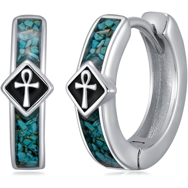 TANGPOET Orecchini A Cerchio In Argento 925 Orecchini Sleeper Ipoallergenici Huggie Orecchini Di Compleanno Per Uomini Donne, 12mm - 8