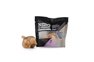 NERO FERMENTO NV Ail Noir Produit avec de l'Ail de Voghiera D.O.P. 30 gr (1 ampoule), Made in Italy, Sans Conservateurs, Idéal pour une Utilisation Crue sur des Salades ou des Pâtes Froides