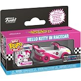 Funko Pop! Bitty Ride: Sanrio- Hello Kitty ile Yarış Arabası - 0,9 in&ccedil; ve 1,3 in&ccedil; (2,3 ve 3,3 cm) - Sanrio Koleksiyon - Resmi