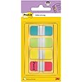 Post-it Index Strong Filing Tabs, Small - 40 Tabs, 15.8 mm x 38.1 mm, Yellow, Red, Blue, Green - Extra Strong Sticky Flags for Documents and Information