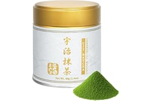 YEDOENSIS Ceremonial Uji Matcha - Authentic Japanese Green Tea Ceremonial Uji Matcha Powder, Vegan, Gluten-Free (40g)