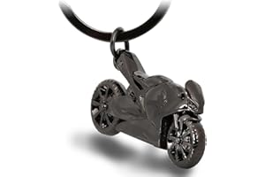 GZXYA Portachiavi del motociclo Lucky Charm Pendant per i regali del motociclista Un angelo custode portachiavi regalo per gli amici del conducente guidare con attenzione auto